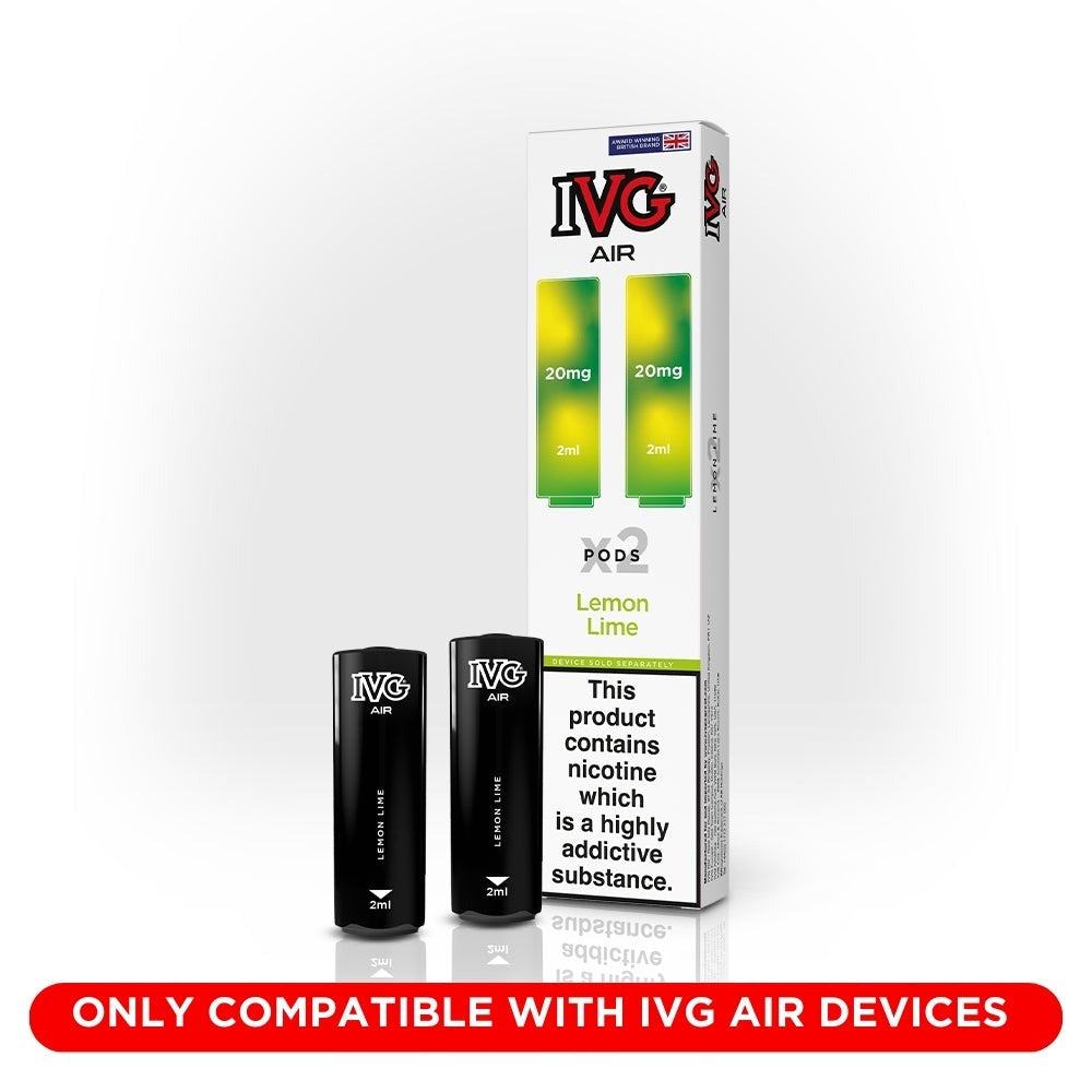 IVG Air Pods (Dual Pack 2 x 2ml) - Lemon Lime