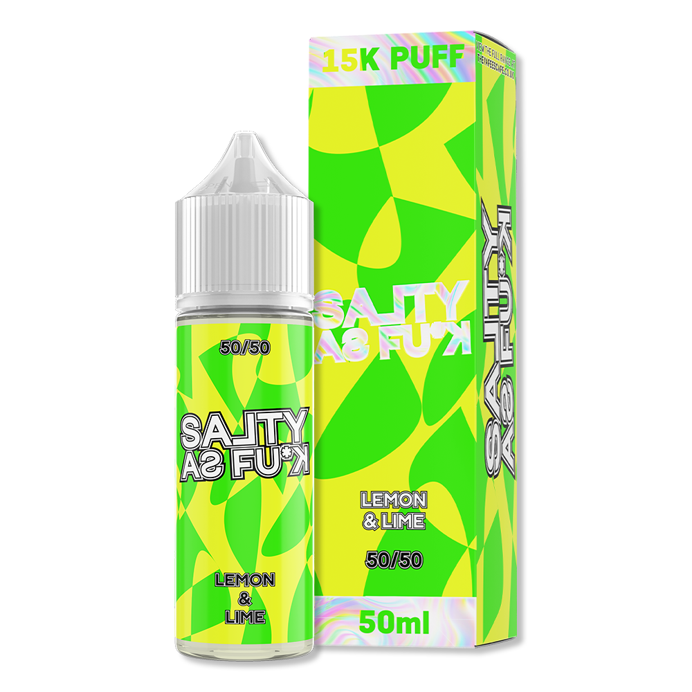 Salty As Fu*k 50ml - Lemon & Lime