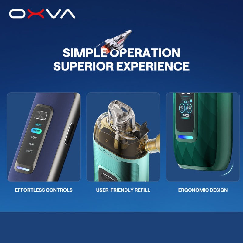 Oxva VPrime Pod Vape Kit (2 FREE LIQUIDS)