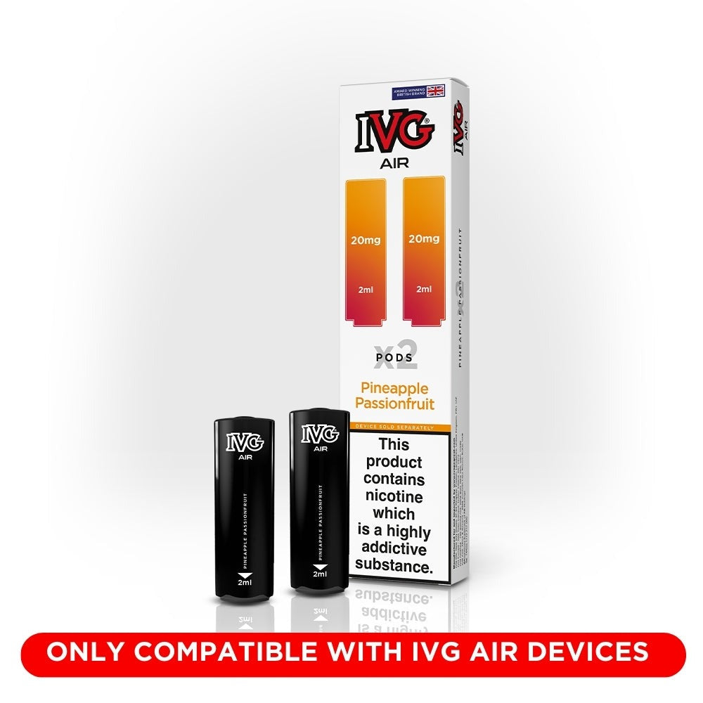 IVG Air Pods (Dual Pack 2 x 2ml) - Pineapple Passionfruit