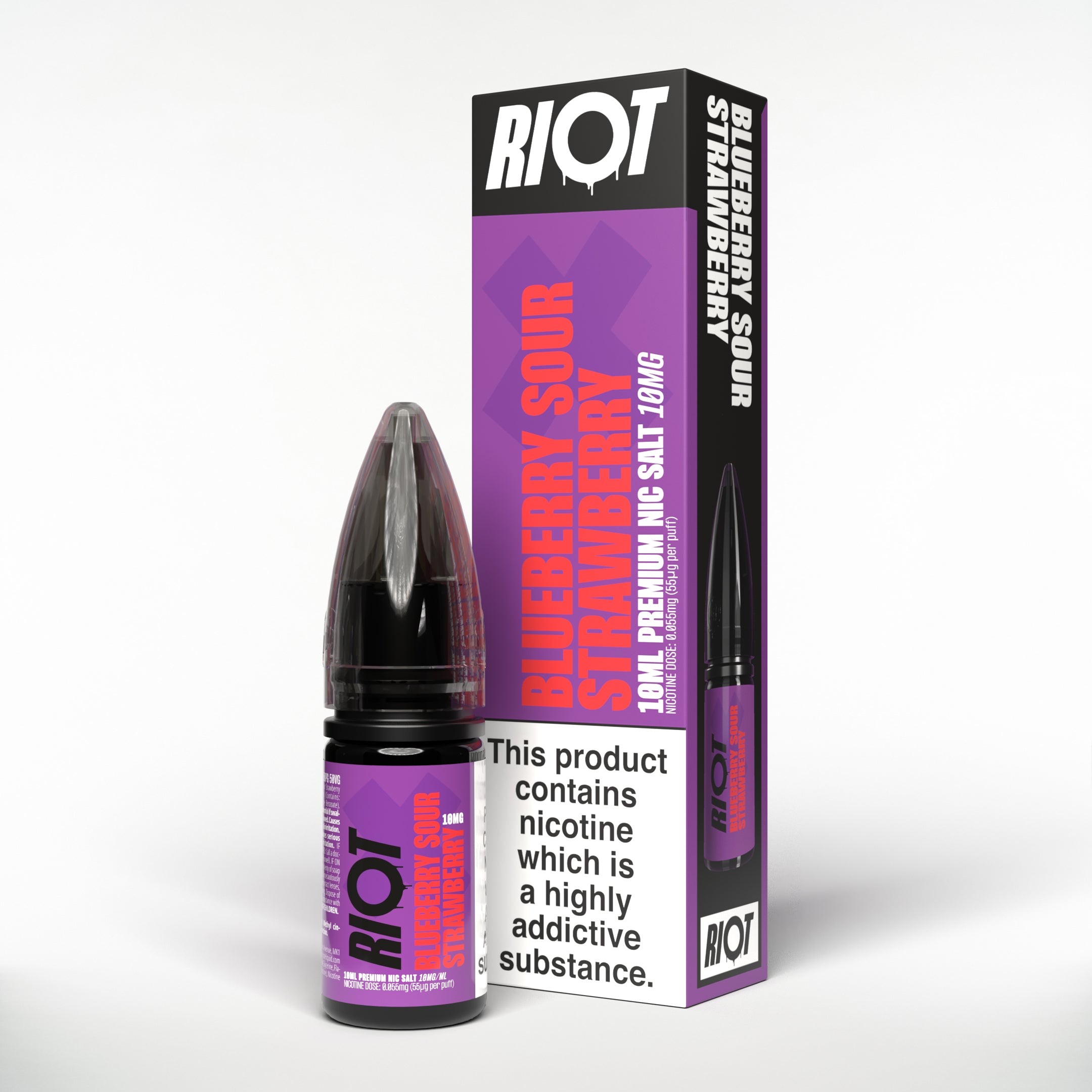 Riot Juice 10ml - Blueberry Sour Strawberry