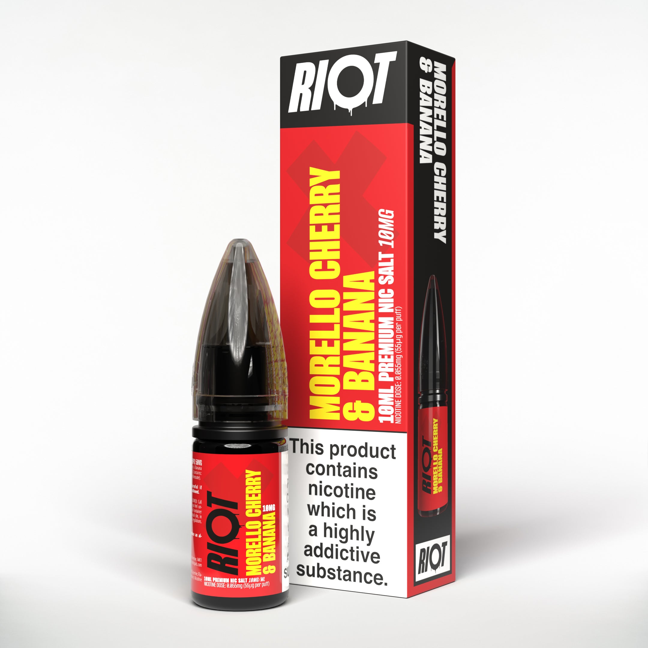 Riot Juice 10ml - Morello Cherry & Banana