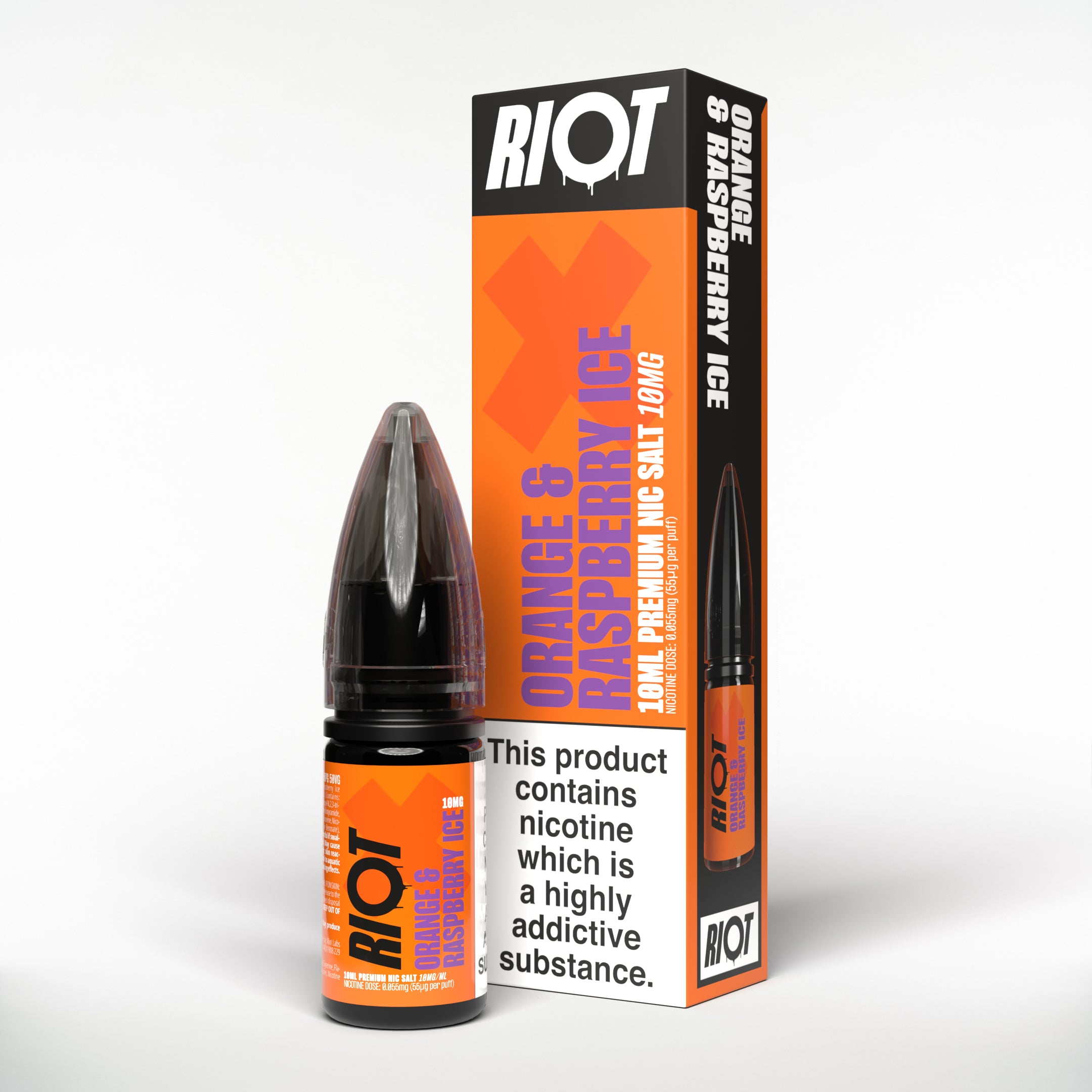 Riot Juice 10ml - Orange Raspberry Ice