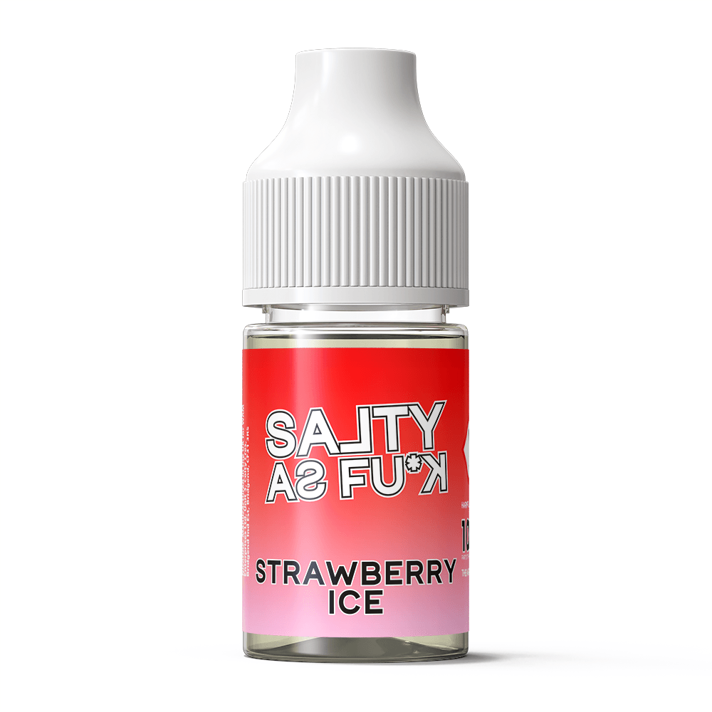 Strawberry Ice - Salty As Fu*k (Bar Salts) 10ml - The Vape Escape Wales | Darth Vaper Wales