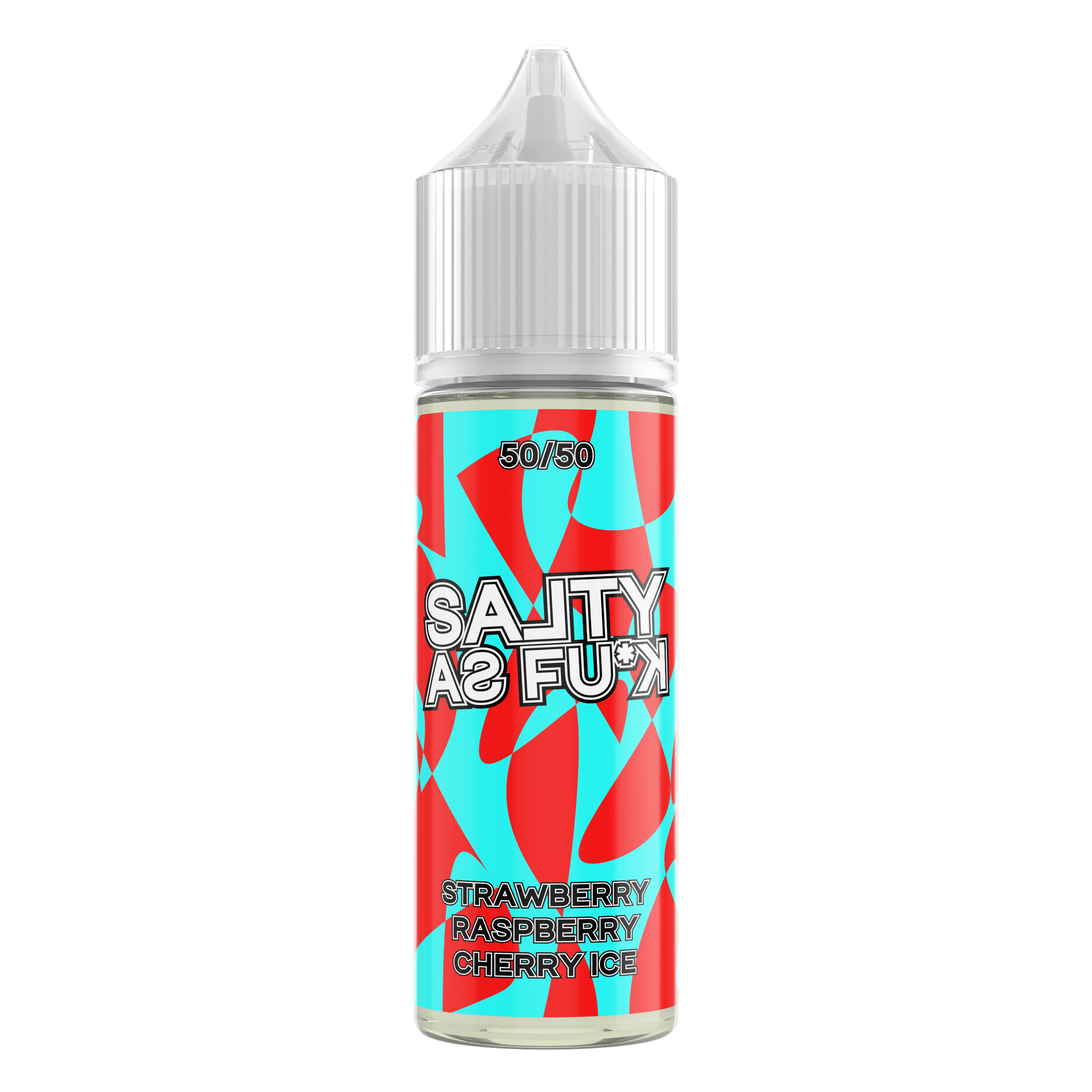 Salty As Fu*k 50ml - Strawberry Raspberry Cherry Ice