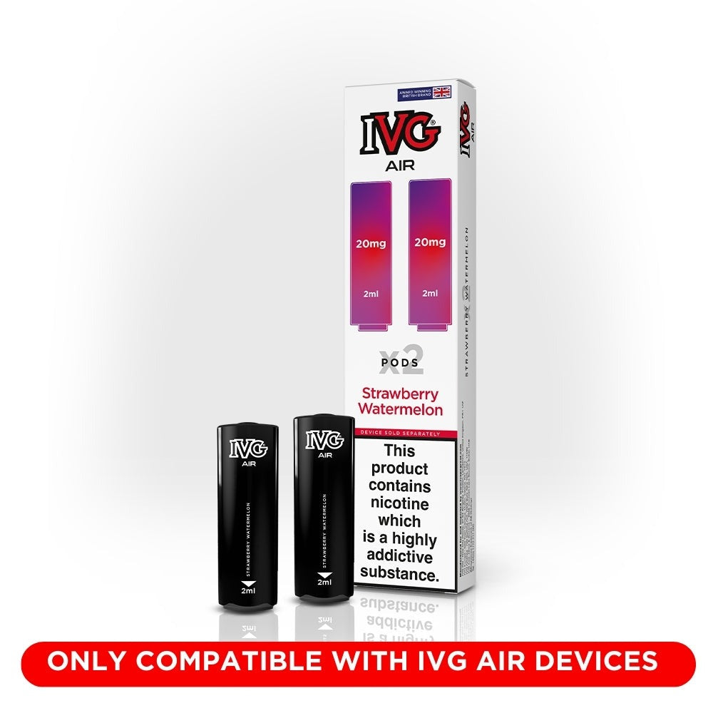 IVG Air Pods (Dual Pack 2 x 2ml) - Strawberry Watermelon