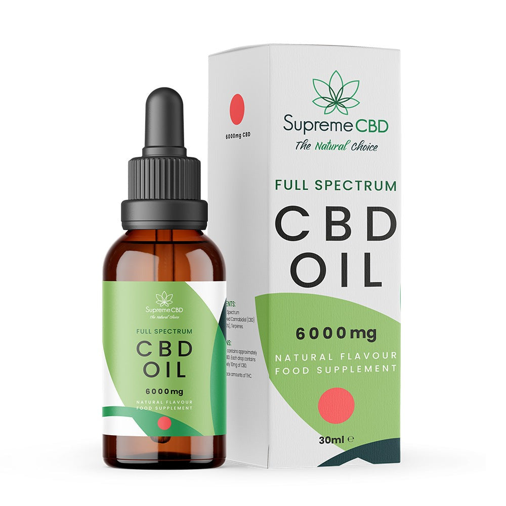 Full Spectrum CBD Oil 6000mg