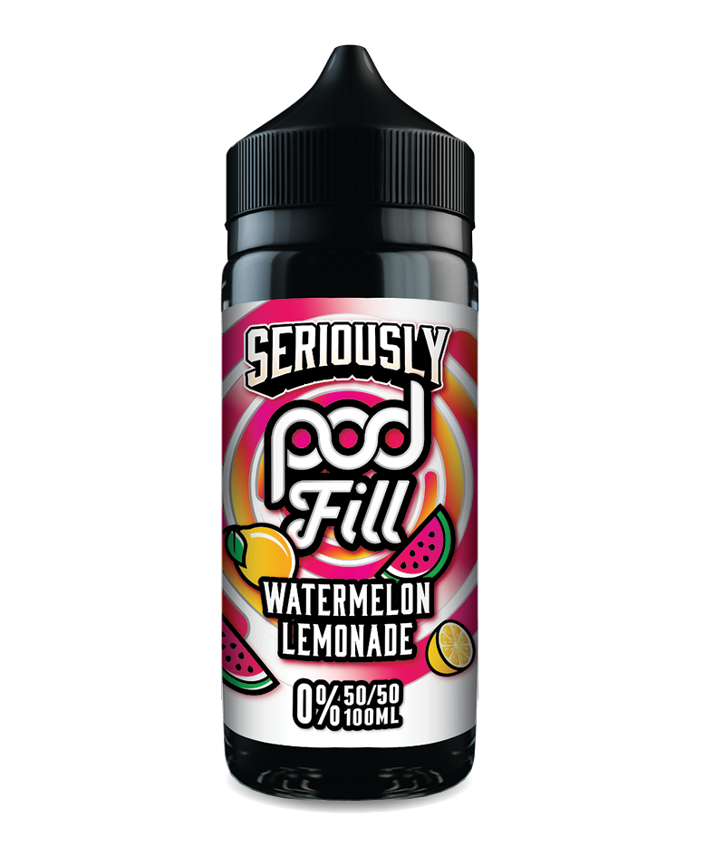 Seriously Pod Fill 100ml (FREE NIC SHOTS)