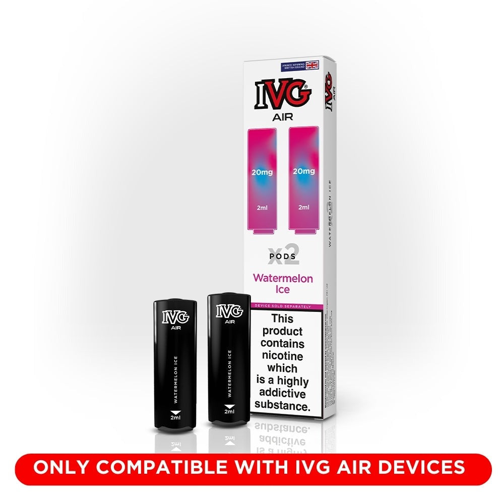 IVG Air Pods (Dual Pack 2 x 2ml) - Watermelon Ice