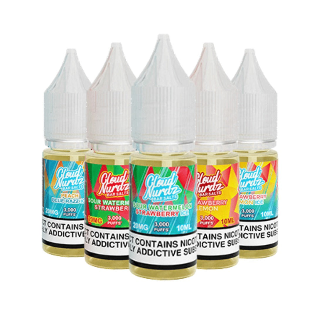 Cloud Nurdz Bar Salts 10ml (Mix & Match)