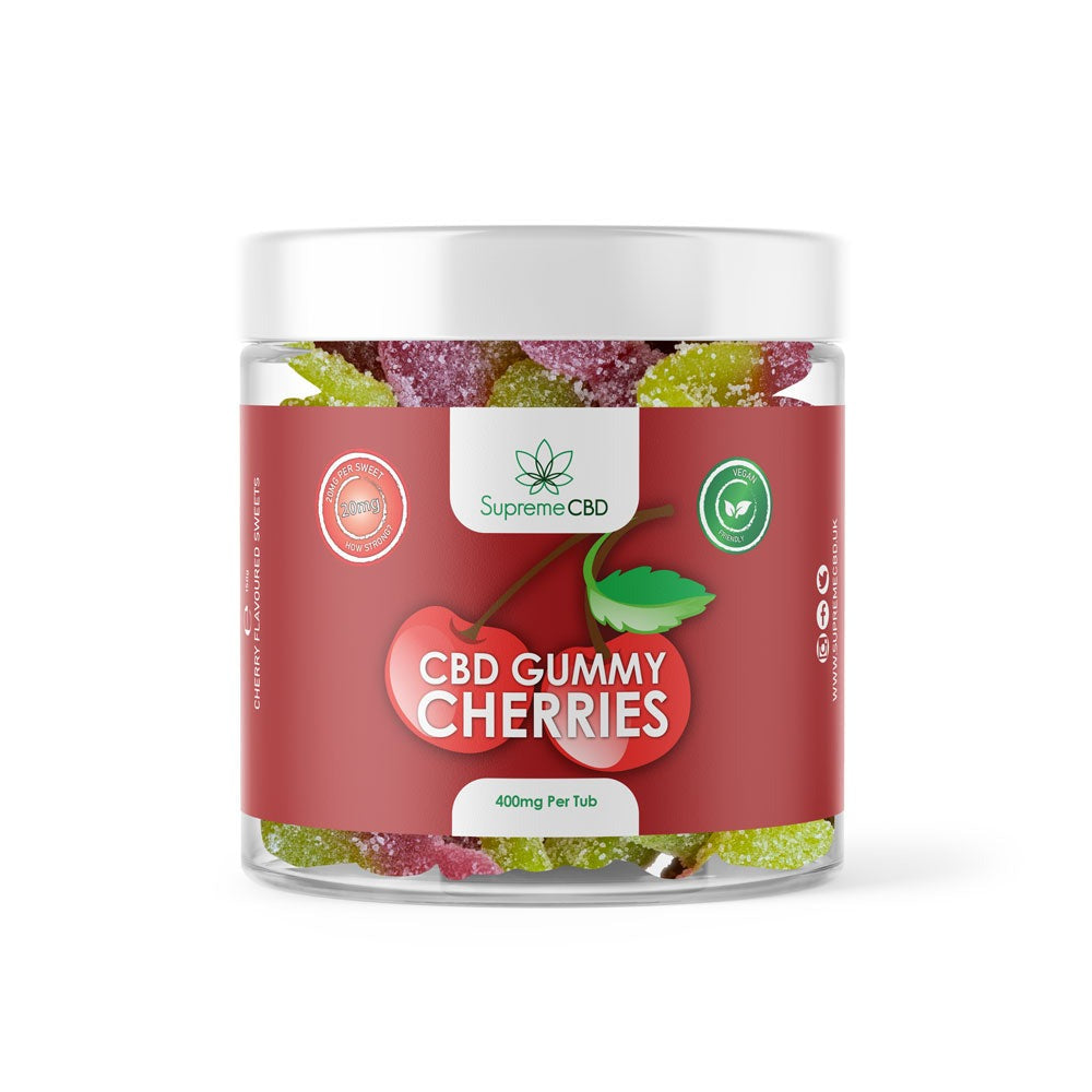 CBD Gummies 400mg - Cherries (150g)