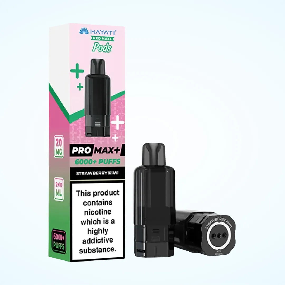 Hayati Pro Max+ 6000 Puffs Refill Pod - Strawberry Kiwi