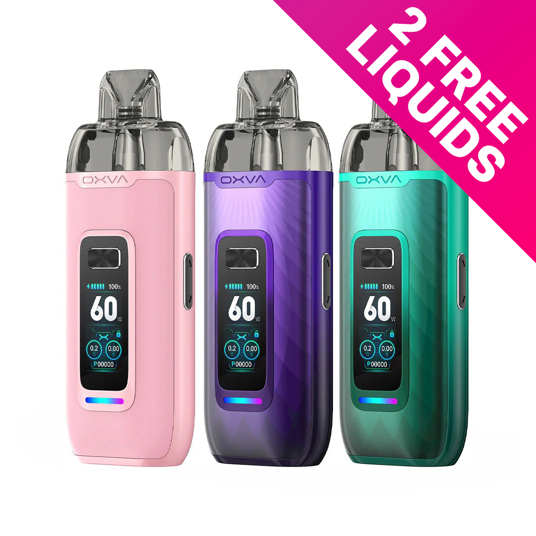 Oxva VPrime Pod Vape Kit (2 FREE LIQUIDS)