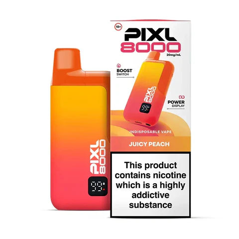 PIXL 8000 Prefilled Pod Vape Kit - Juicy Peach