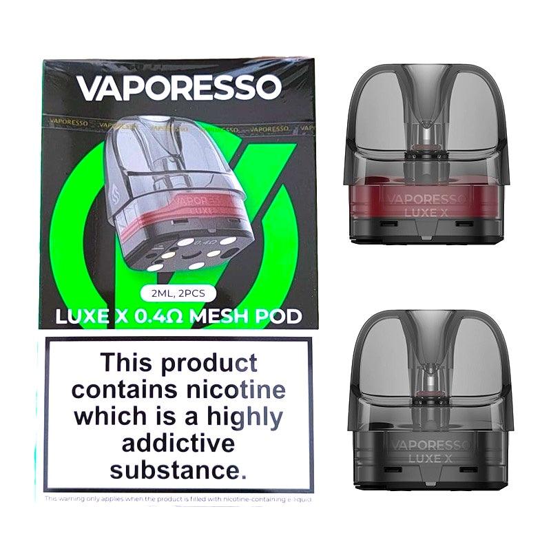 Vaporesso Luxe X Mesh Pods (2 pack) - The Vape Escape Wales | Darth Vaper Wales