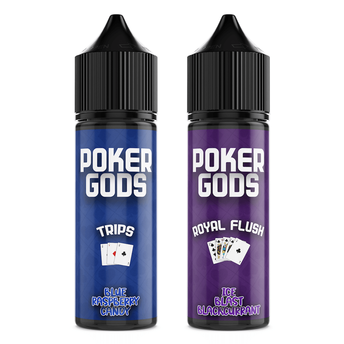 Poker Gods 50ml 0mg Flip Top - The Vape Escape Wales | Darth Vaper Wales