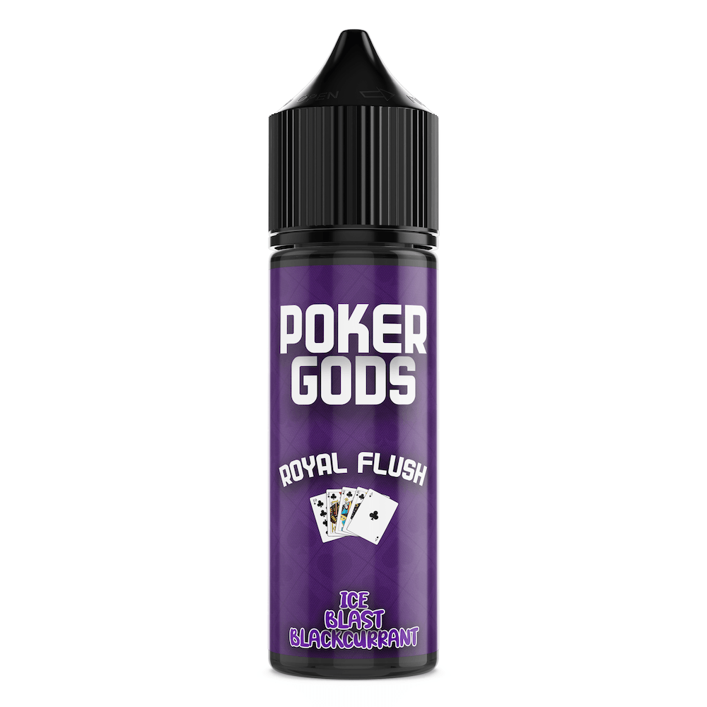 Poker Gods 50ml 0mg Flip Top - The Vape Escape Wales | Darth Vaper Wales