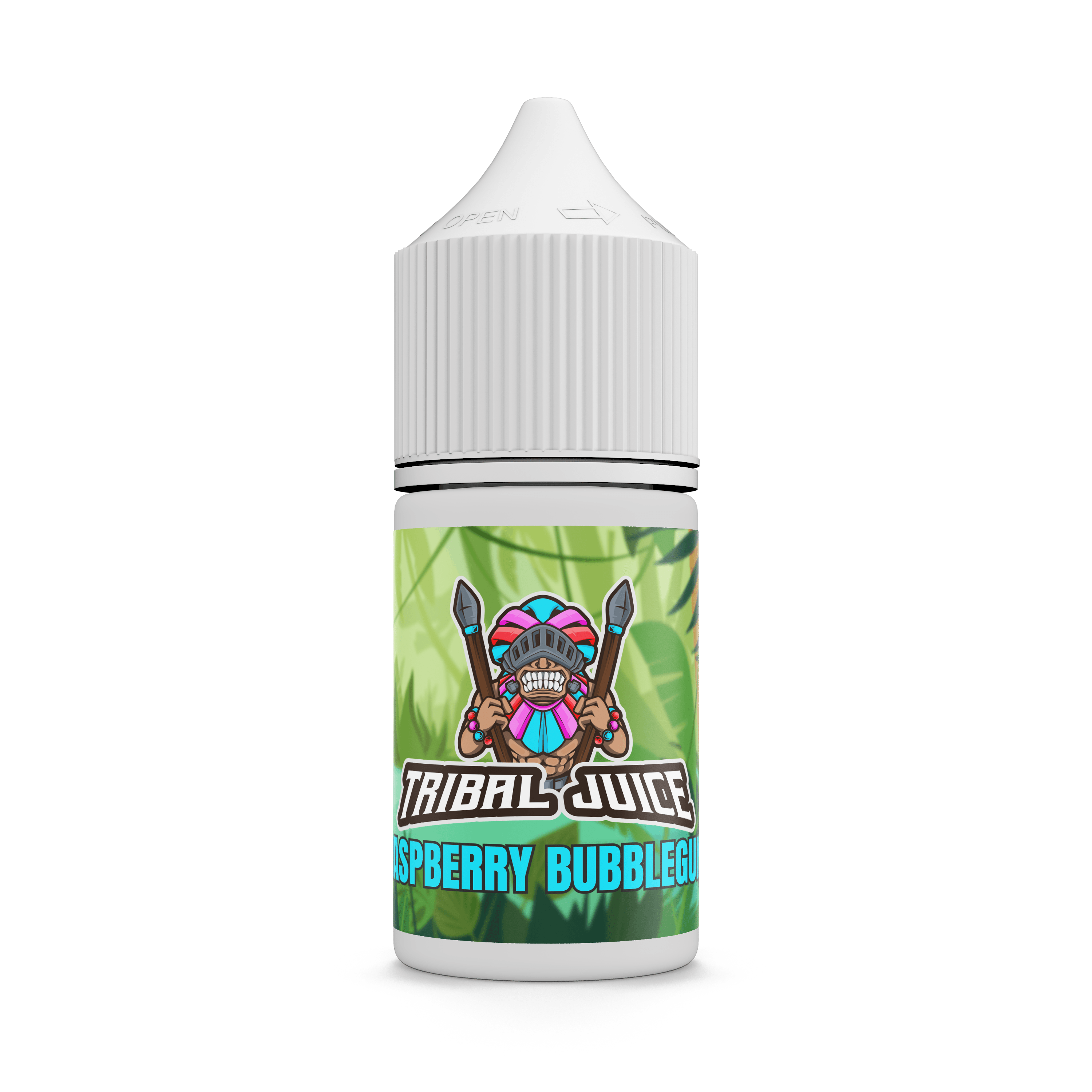 Tribal Juice Salts - Raspberry Bubblegum 10ml - The Vape Escape Wales | Darth Vaper Wales