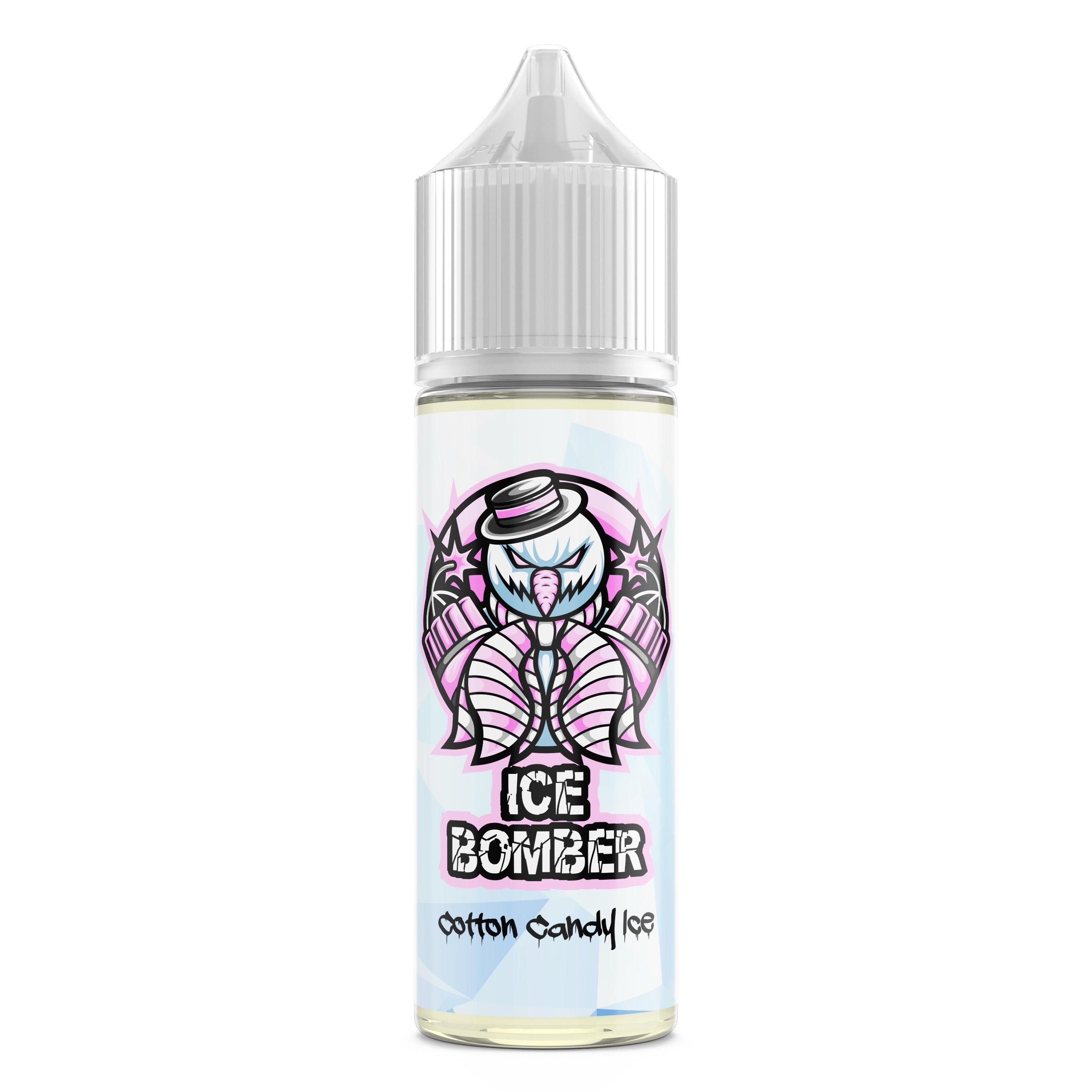 cotton candy ice vape juice Ice Bomber 50ml 0mg (FREE NIC SHOT)