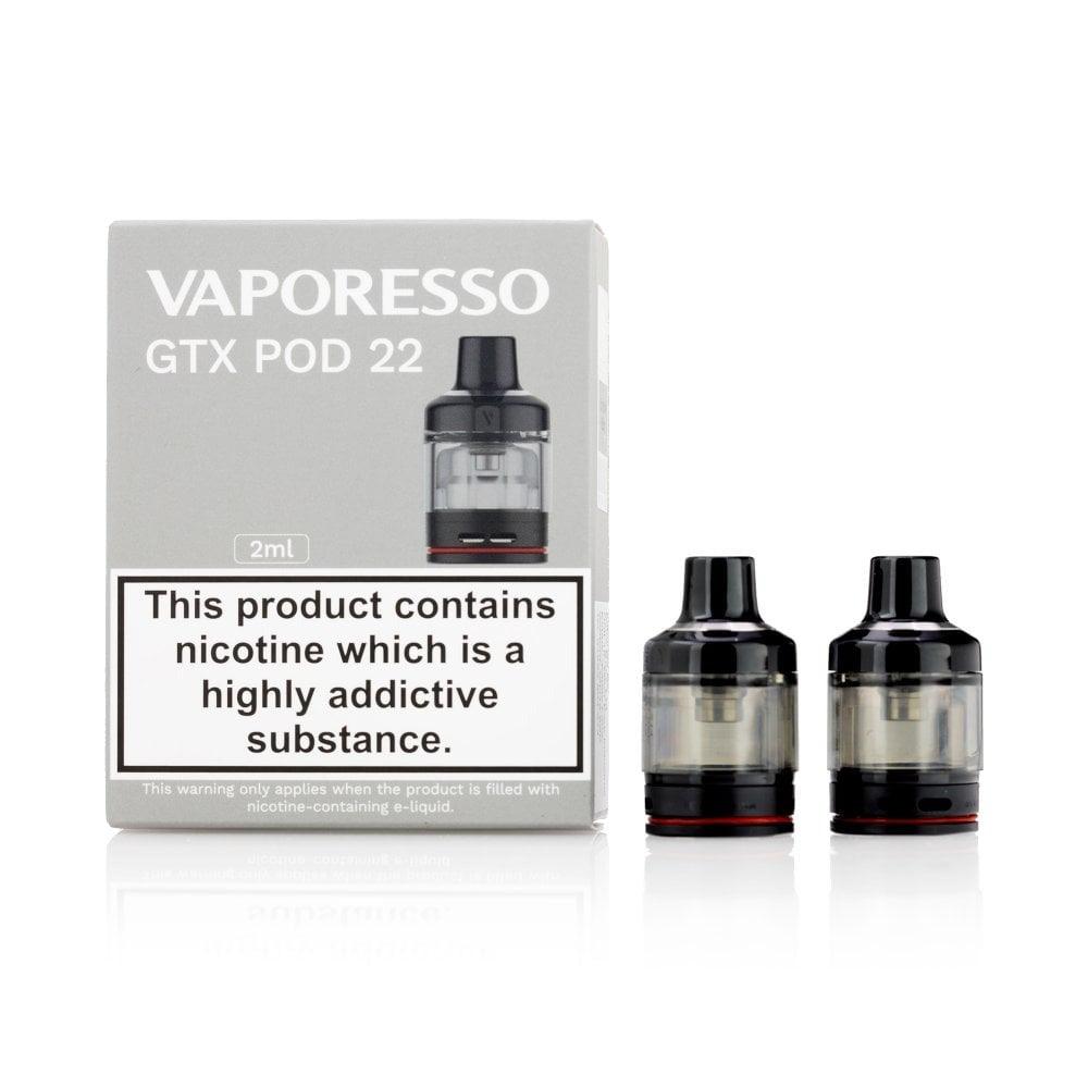 Vaporesso GTX Pod 22 (2 pack) - The Vape Escape Wales | Darth Vaper Wales