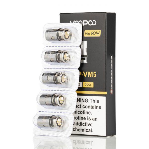 Voopoo PNP VM5 Coils (pack of 5) - The Vape Escape Wales | Darth Vaper Wales