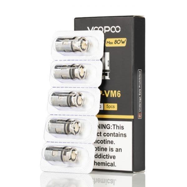 Voopoo PNP VM6 Coils (pack of 5) - The Vape Escape Wales | Darth Vaper Wales